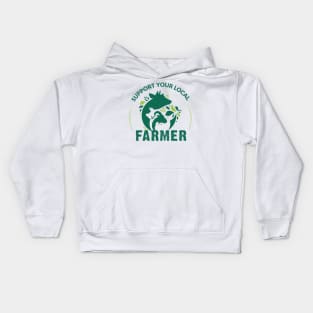 Support Local Farmers Kids Hoodie